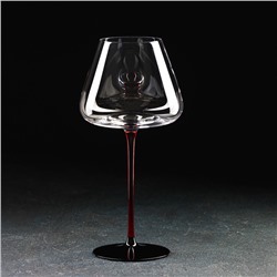 Бокал из стекла для вина Magistro «Амьен», 700 мл, цвет красный