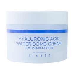Jigott Крем для лица увлажняющий с гиалуроновой кислотой / Hyaluronic Acid Water Bomb Cream, 150 мл