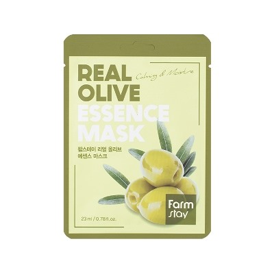 Farm Stay/ Тканевая маска с экстратком оливы, 23мл. FarmStay Real Olive Essence Mask