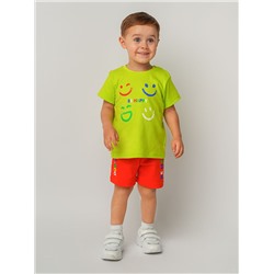 Комплект на лето: Футболка, шорты "Smile" для мальчика (782122846)