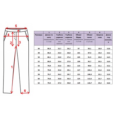 Женские брюки, артикул 297-345