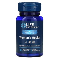 Life Extension FLORASSIST Пробиотик - Женское здоровье - 30 вегетарианских капсул - Life Extension