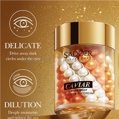 Крем для кожи вокруг глаз Sadoer Caviar Tight Tricolor Eye Cream 60g