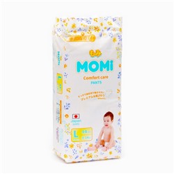 Подгузники-трусики MOMI COMFORT CARE  L (9-14 кг), 44 шт