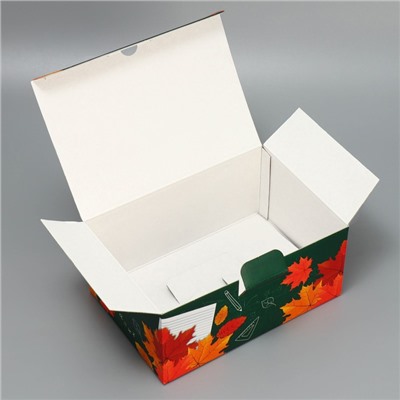 Коробка подарочная сборная, упаковка, «Классному учителю», 22 х 15 х 10 см