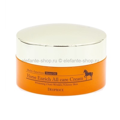 Крем для лица с лошадиным жиром Deoproce Horse Enrich All Care Cream 100ml (51)