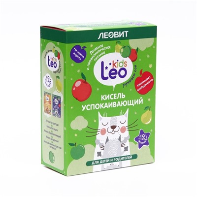 Кисель Leo Kids Леовит успокаивающий, 5 пакетов по 12 г