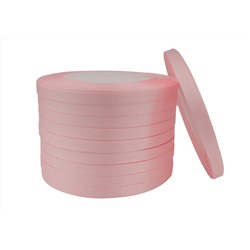 Однотонная атласная лента (нежно-розовый), 6мм * 250 ярдов