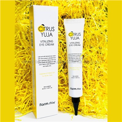 Крем для век FarmStay Citrus Yuja Vitalizing Eye Cream 45ml (13)