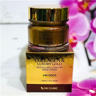 Антивозрастной крем для лица 3W Clinic Collagen Luxury Gold Cream 100ml (78)