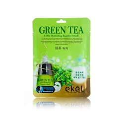Ekel Green Tea Ultra Hydrating Essence ТКАНЕВАЯ МАСКА с экстрактом зеленого чая