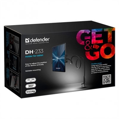 Держатель для планшета Defender DH-233, до 10.6, настольный