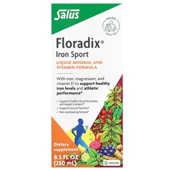 Gaia Herbs Floradix Iron Sport, 8,5 жидких унций (250 мл)