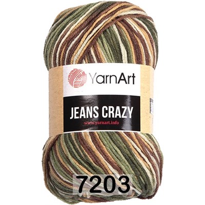 Пряжа YarnArt Jeans Crazy