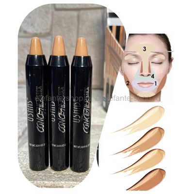 Набор корректоров для лица Ushas Concealer Stick 6 штук (106)