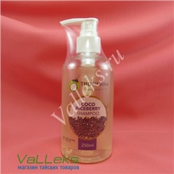 Кокосовый шампунь с экстрактом черного риса для поврежденных волос Tropicana Coco Riceberry Shampoo, 250мл