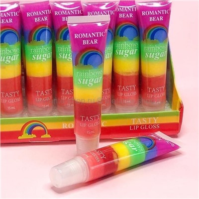 Блеск для губ Romantic Bear Rainbow Sugar Tasty Lip Gloss