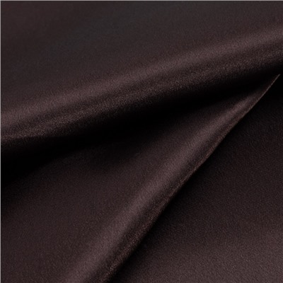 Ткань на отрез креп-сатин 1960 цвет шоколадный