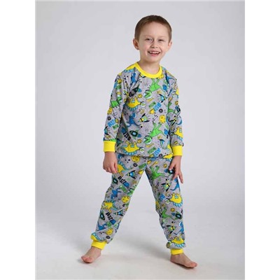 Пижама детская Сон ПЖ-60-5 (серый)