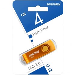 Флеш-диск 16GB Smart Buy Twist  желтый