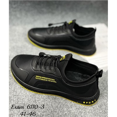 Мужские кроссовки 6110-3 черные