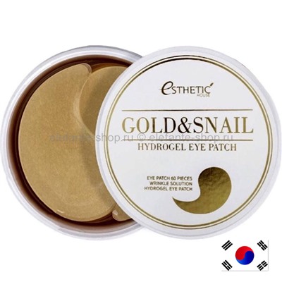 Патчи Esthetic House Gold & Snail Hydrogel Eye Patch (125)