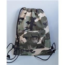 Рюкзак/мешок/ для обуви, с дополнительным наружным карманом на молнии , арт.238.325