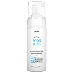 Etude House SoonJung pH 6.5 Whip Cleanser Гипоаллергенная увлажняющая пенка