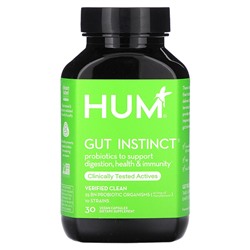 HUM Nutrition Кишечный инстинкт, 30 веганских капсул