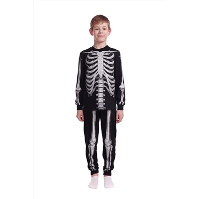 Пижама "ПД-138" скелет, трикотаж
