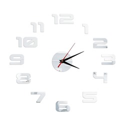 Интерьерные часы-наклейка "Классика", плавный ход, d= 40 см, мод. AM-13