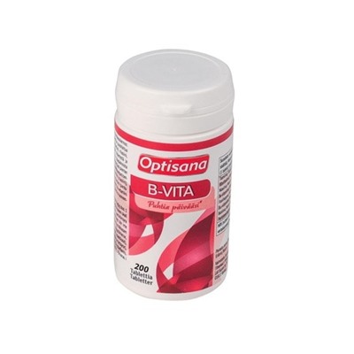 Таблетки содержащие комплекс витаминов группы B  "OPTISANA" B-VITAMIINI 200 табл.