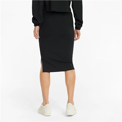 Classics Ribbed Midi Women's Skirt
