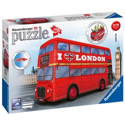 Ravensburger. Пазл карт. 3D 216 арт.12534 "Лондонский автобус"