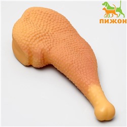 Игрушка пищащая "Куриный окорок" для собак, 15,5 см,