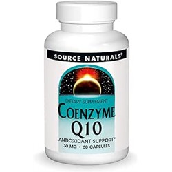 Source Natural Coenzyme Q10 Antioxidant Support 30 mg For Heart, Brain, Immunity, & Liver Support - 60 Capsules