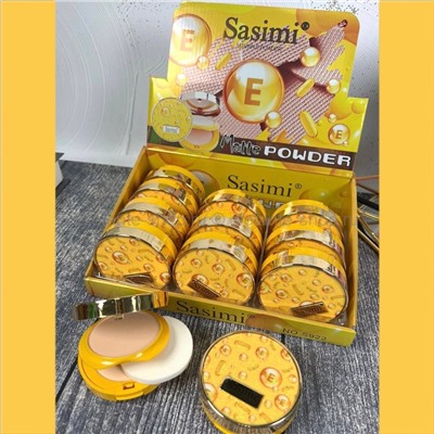 Пудра двойная Sasimi Vitamin E Matte Powder S922 (106)