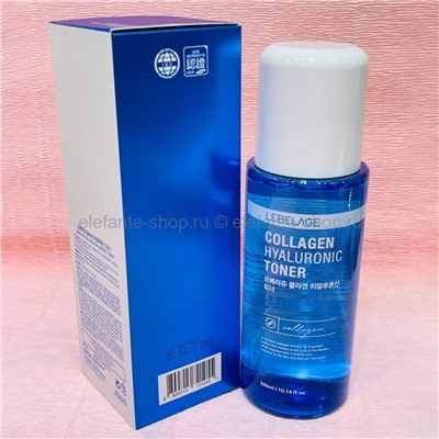 Увлажняющий тонер с коллагеном Lebelage Collagen Hyaluronic Toner 300ml (125)