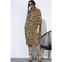 Платье SOVA 11168 леопард