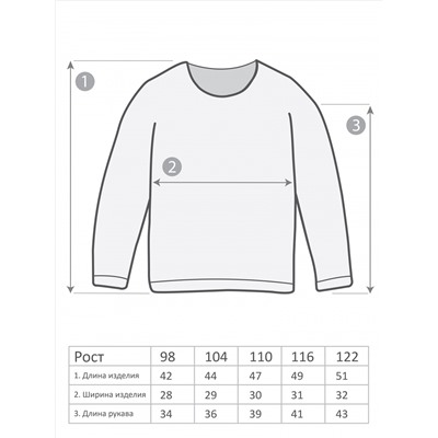 М-4287 Лонгслив 98-122 5шт