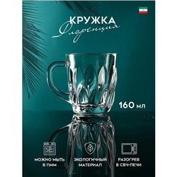 Кружка «Флорениция», 160 мл, стекло, Иран