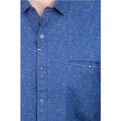 Рубашка 58175 т.синий-бежевый ANG