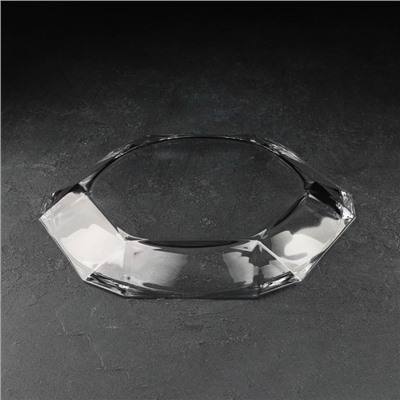 Тарелка столовая стеклянная Reflection, d=32 см