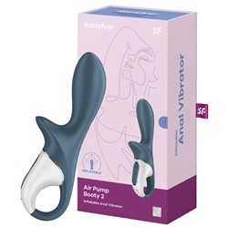 Satisfyer Вибромассажер Air Pump Booty 2 (grey)