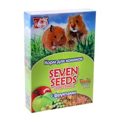 Корм Seven Seeds для хомяков, с фруктами, 500 г