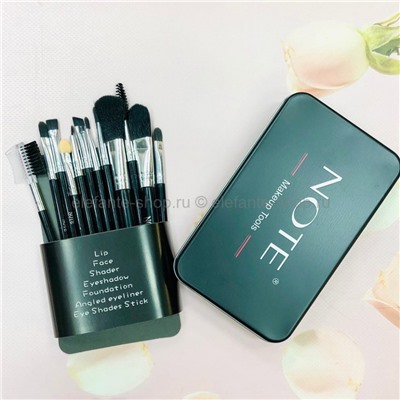 Кисти для макияжа Note Brush Set Metal Box