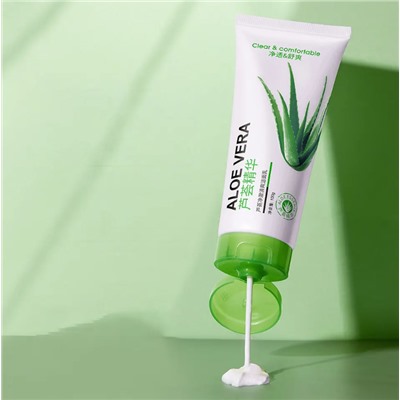 Пенка для умывания ALOE VERA .Освежающая ,увлажняющая с АЛОЭ ,100г