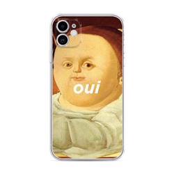 Силиконовый чехол Прекрасная француженка на iPhone 11