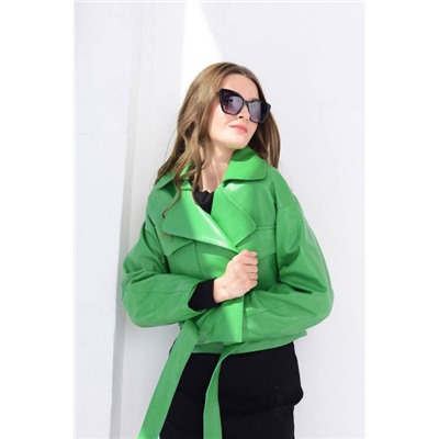 Куртка  InterFino артикул 97-2022 зеленый
