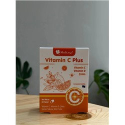 VITAMIN C PLUS + ZINC +D3 30 таблеток 1000 мг MEDICAGO